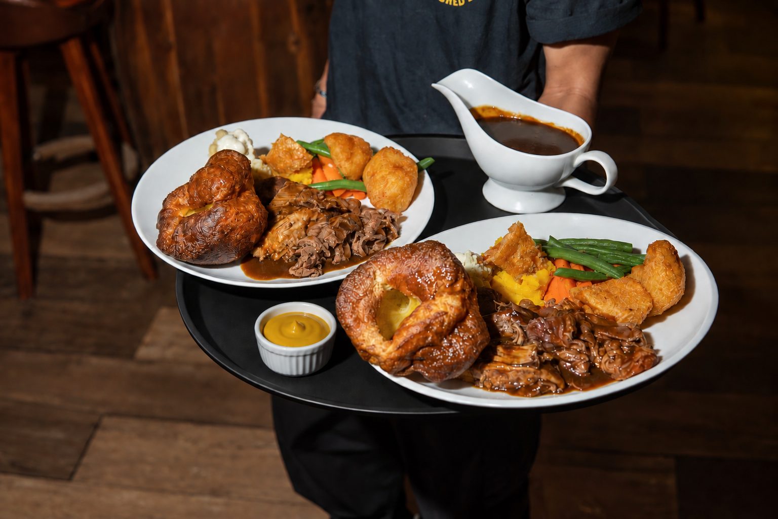 Sunday roast dinners served at The Orchard